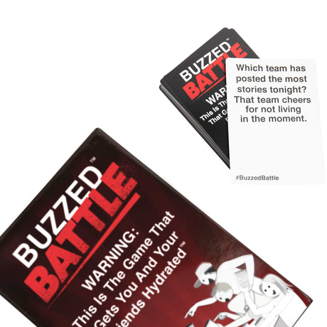 Buzzed Battle - The Hilarious Team Party Game That Will Get You & Your Friends Hydrated, Pool Party Games, Summer Party Games