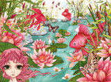 Ravensburger Minu's Pond Daydreams 500 Piece Jigsaw Puzzle for Adults - 16944 - Every Piece is Unique, Softclick Technology Means Pieces Fit Together Perfectly