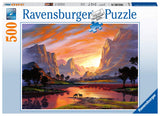 Ravensburger Tranquil Sunset 500 Piece Puzzle for Adults, Every Piece is Unique, Softclick Technology Means Pieces Fit Together Perfectly