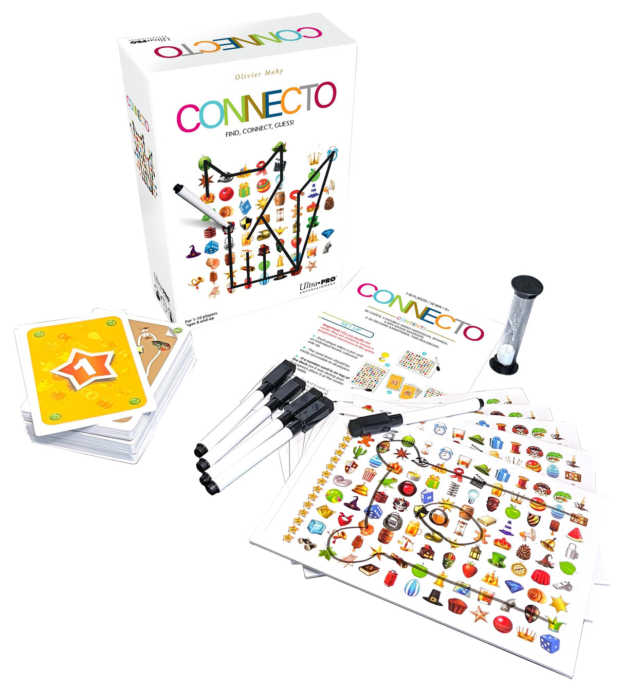 Connecto - Find, Connect, Guess! - Fast-Paced Drawing Game for The Whole Family! Connect Items, Guess Drawings, and Win Points in This Fun Game, Fun Game for Friends and Family, 4 Ways to Play