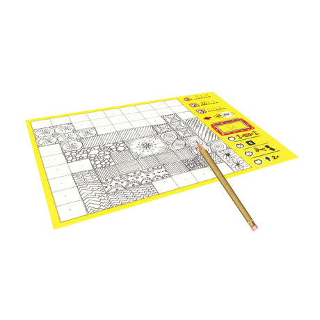 Patchwork Doodle Board Game - Creative Strategy Game, Puzzle Game, Drawing Game, Family Board Game for Kids & Adults, Ages 8+, 1-6 Players, 20 Minute Playtime, Made by Lookout Games