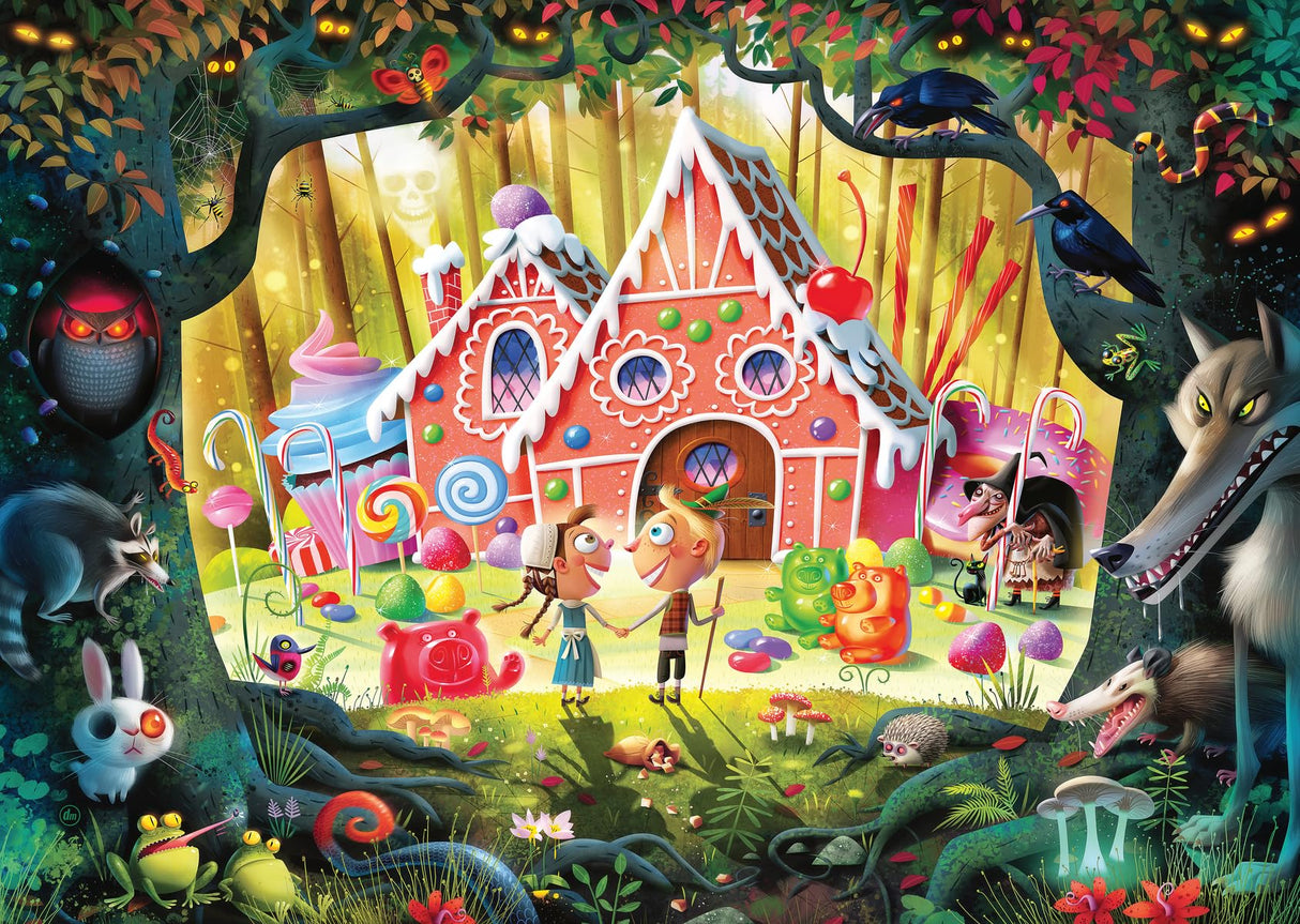 Ravensburger Dean Macadam Hansel and Gretel Beware! 1000 Piece Jigsaw Puzzle for Adults - Handcrafted Tooling, Made in Germany, Every Piece Fits Together Perfectly