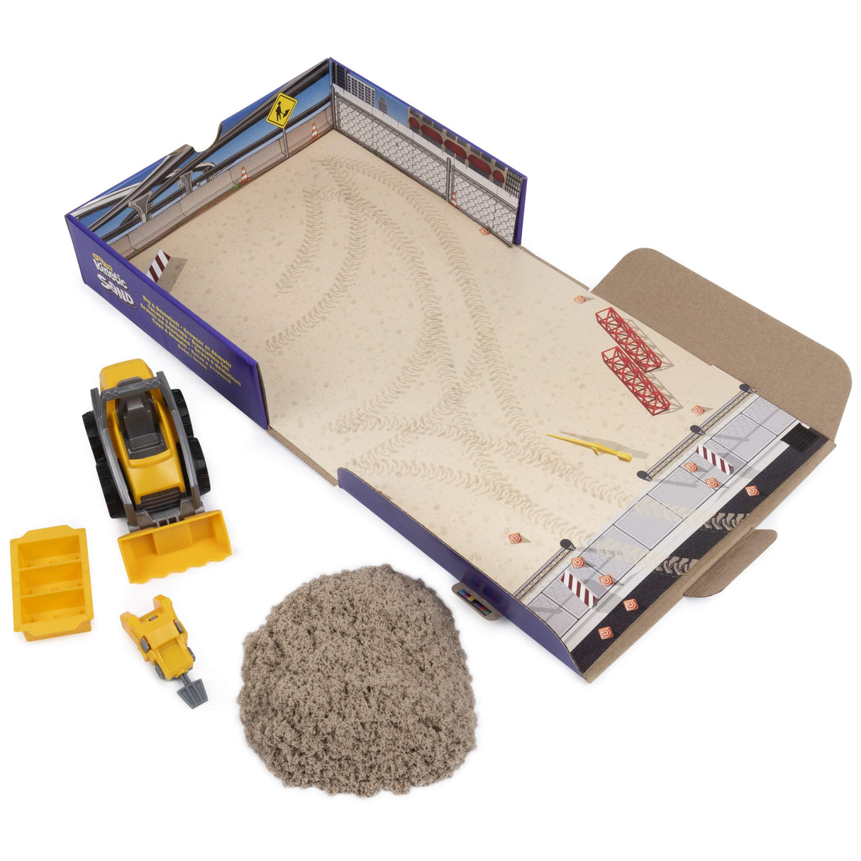 Kinetic Sand, Dig & Demolish Playset with 1lb Play Sand & Toy Truck, Sensory Toys, Stocking Stuffers & Christmas Gifts for Kids Ages 3+