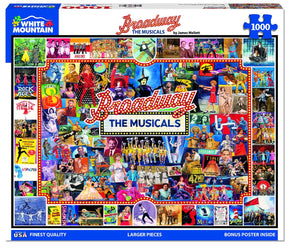 White Mountain Puzzles - Broadway - 1000 Piece Jigsaw Puzzle