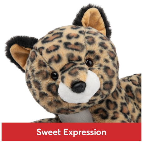 GUND Banks Leopard Plush, Premium Stuffed Animal for Ages 1 and Up, Brown/White, 12”