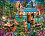 White Mountain Puzzles - Campers - 1000 Piece Puzzle