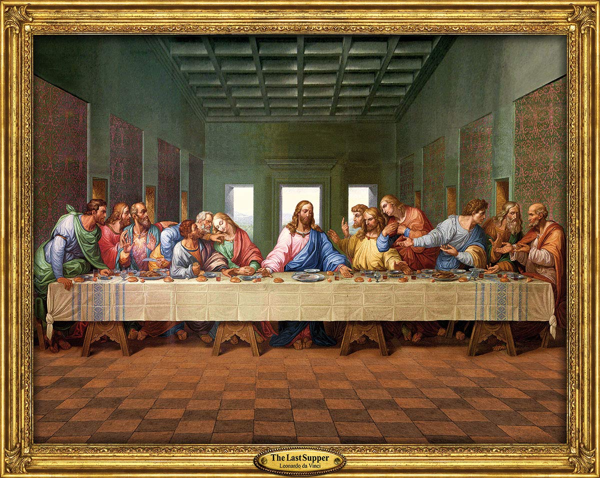 White Mountain Last Supper - 1000 Piece Jigsaw Puzzle