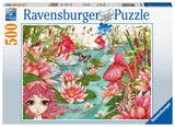 Ravensburger Minu's Pond Daydreams 500 Piece Jigsaw Puzzle for Adults - 16944 - Every Piece is Unique, Softclick Technology Means Pieces Fit Together Perfectly