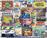 White Mountain - Blueberries - 1000 Piece Jigsaw Puzzle for Adults, Children, + Grandparents