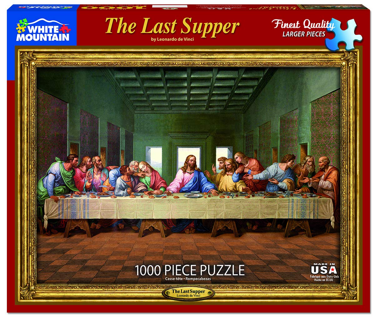 White Mountain Last Supper - 1000 Piece Jigsaw Puzzle