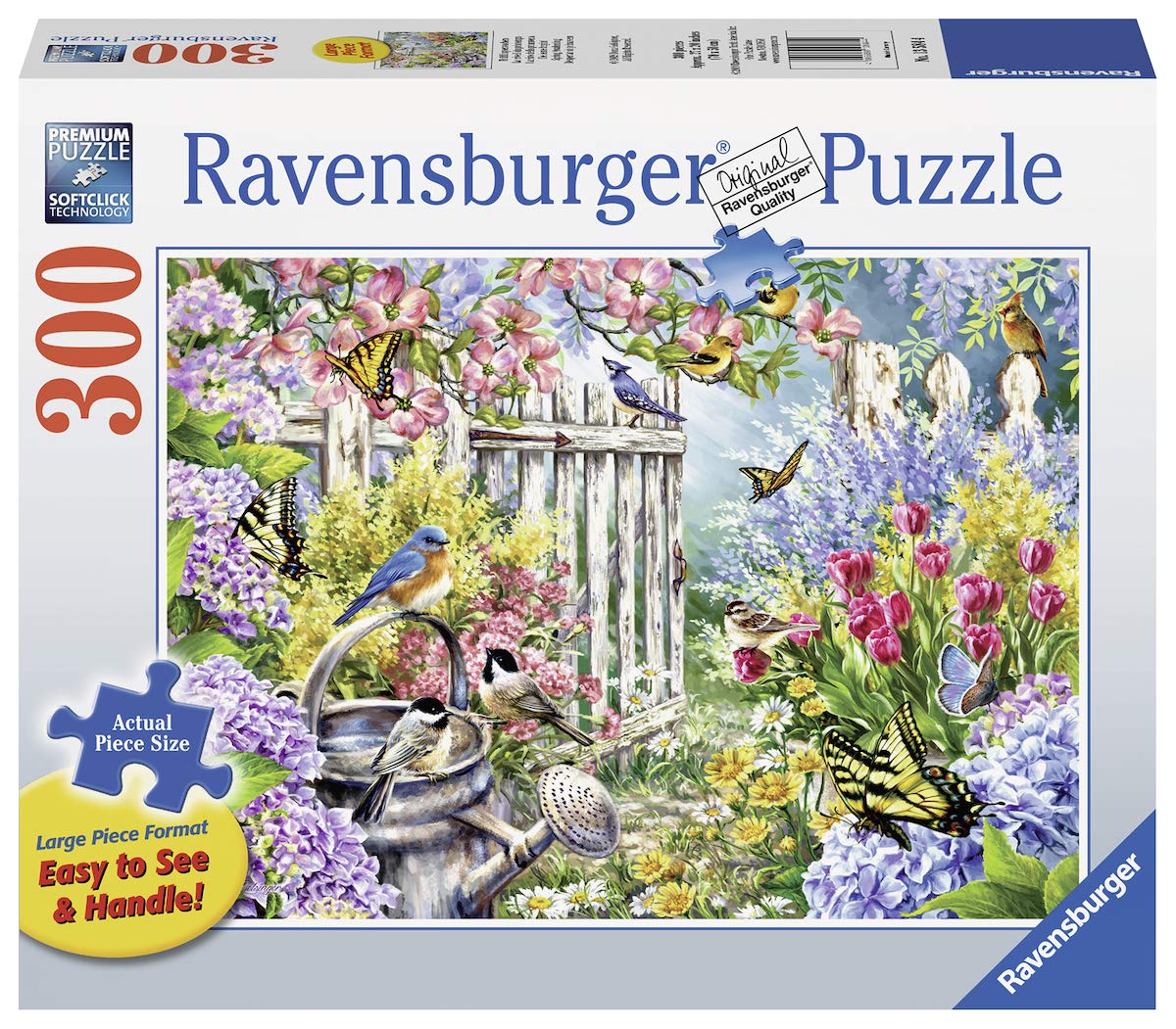 Ravensburger Spring Awakening 300 Piece Large Pieces Jigsaw Puzzle for Adults, Every Piece is Unique, Softclick Technology Means Pieces Fit Together Perfectly, Multi, 27" x 20"