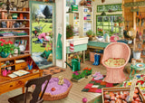 Ravensburger My Haven No.8: The Garden Shed - 1000 Piece Jigsaw Puzzle for All Ages | Handcrafted in Germany | Perfect Interlocking Fit | A Relaxing Gardening Scene