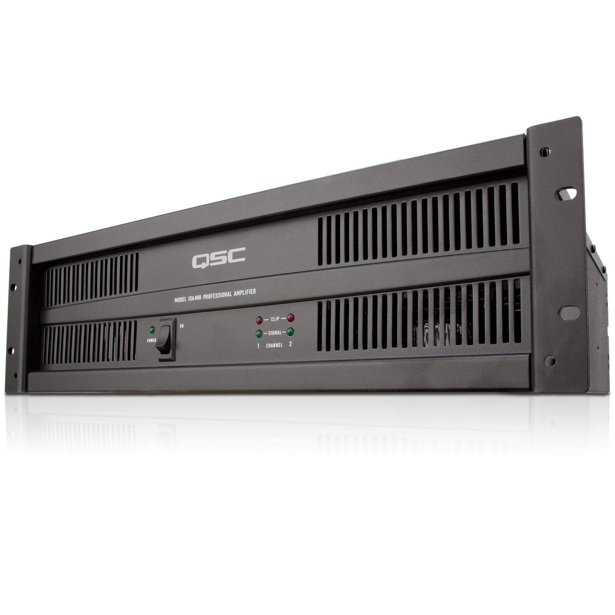 QSC ISA450 Power Amplifier 2 Channel Low Impedance ISA Series 700 Watts per Channel 2 Ohms