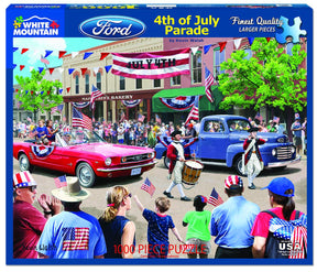 White Mountain Puzzles - 4th of July Parade - 1000 Piece Jigsaw Puzzle