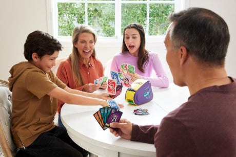 Mattel Games UNO Flip Attack Card Game for Kids, Adults & Family Nights, Combines UNO Flip & UNO Attack in One Game