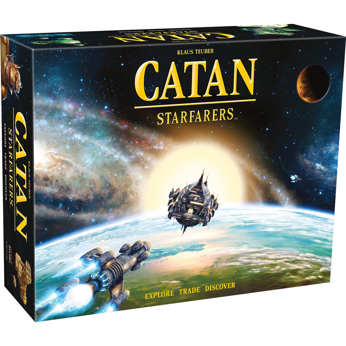 CATAN Starfarers Board Game - Compete for Galactic Council Ambassadorship! Strategy Game, Family Game for Kids and Adults, Ages 14+, 3-4 Players, 120 Minute Playtime, Made by CATAN Studio