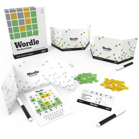 Hasbro Gaming Wordle The Party Game for 2-4 Players, Official Wordle Board Game Inspired by New York Times, Games for Ages 14+, Word Games