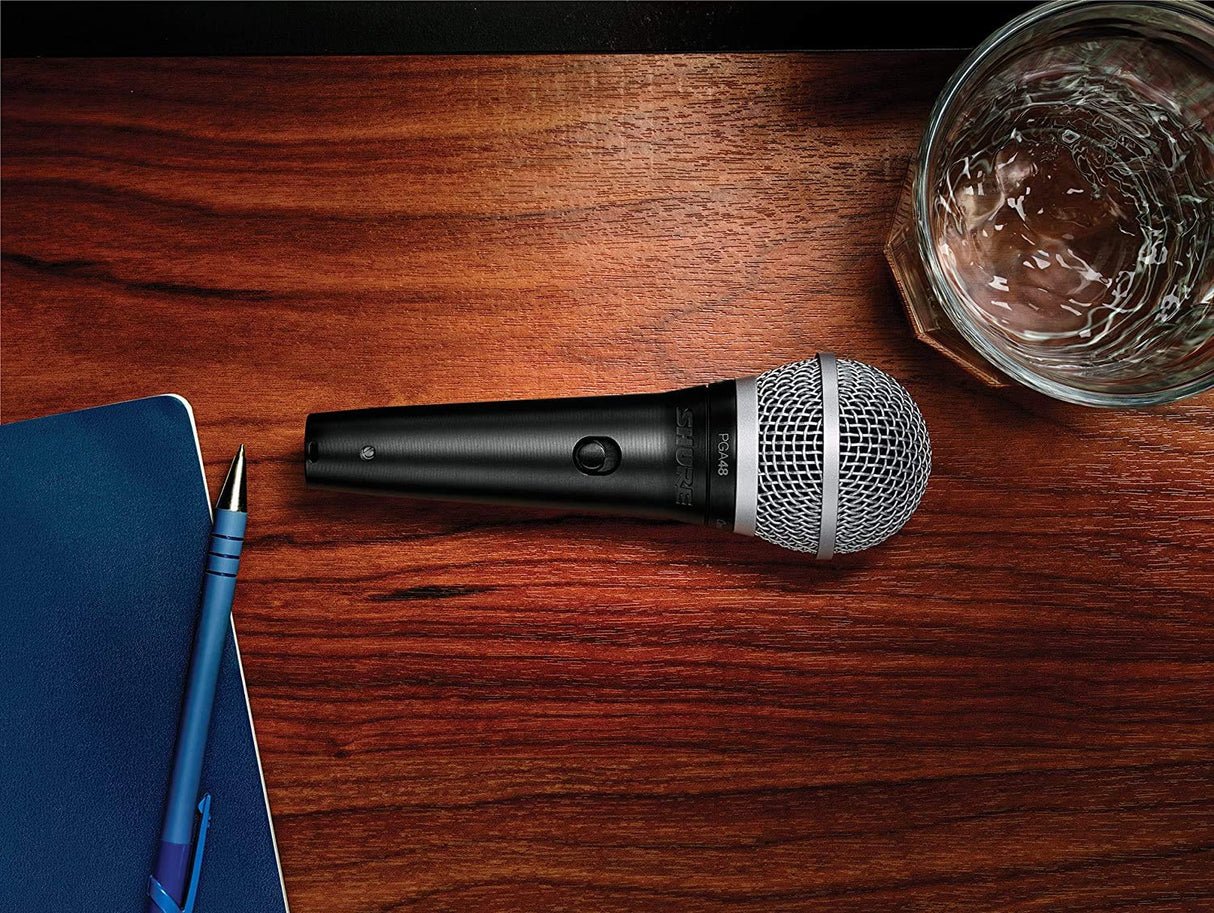 SHURE HANDHELD VOCAL MICROPHONE WITH 15' XLR CABLE