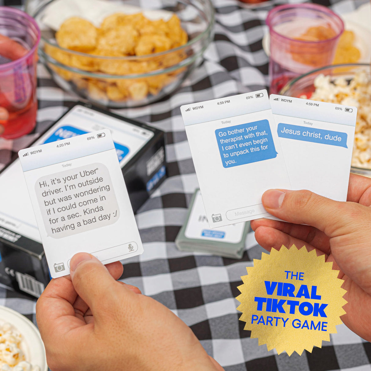 New Phone, Who Dis? Bad Advice NSFW Expansion Pack by Relatable, Designed to be Added to the New Phone, Who Dis? Core Game, A Funny Card Game for Adults, Includes 45 Inbox Cards and 135 Reply Cards