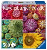 Ravensburger Color Your World Series: Mandala Blooms 500 Piece Jigsaw Puzzle for Adults - 80688 - Handcrafted Tooling, Made in Germany, Every Piece Fits Together Perfectly