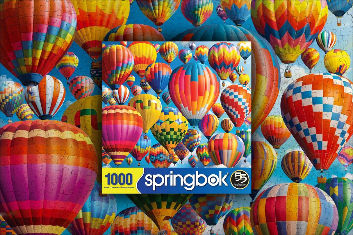 Springbok's 1000 Piece Jigsaw Puzzle Balloon Fest - Made in USA