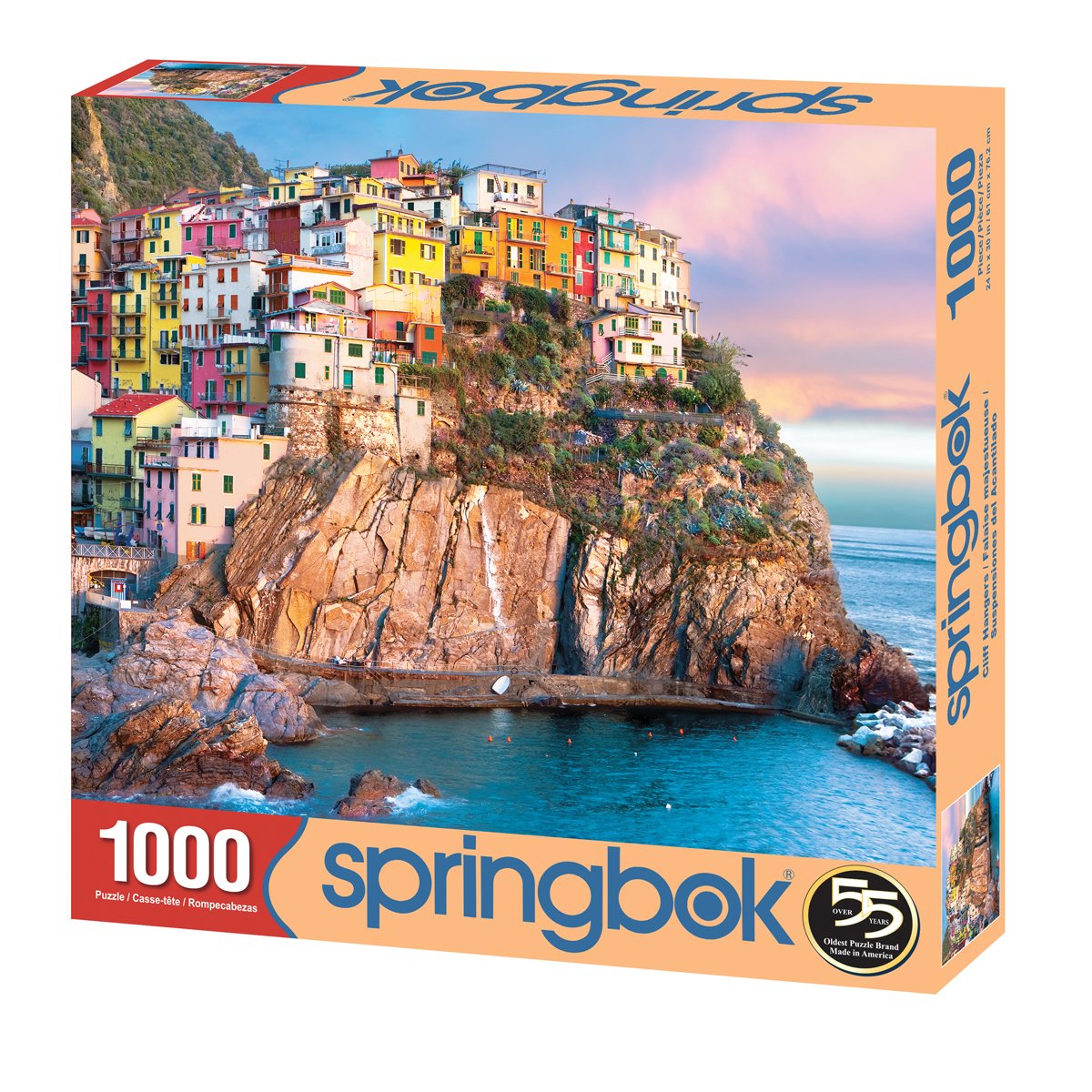 Springbok's 1000 Piece Jigsaw Puzzle Cliff Hangers, Multi