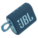 Jbl - Go 3 Waterproof Bluetooth Speaker - Blue