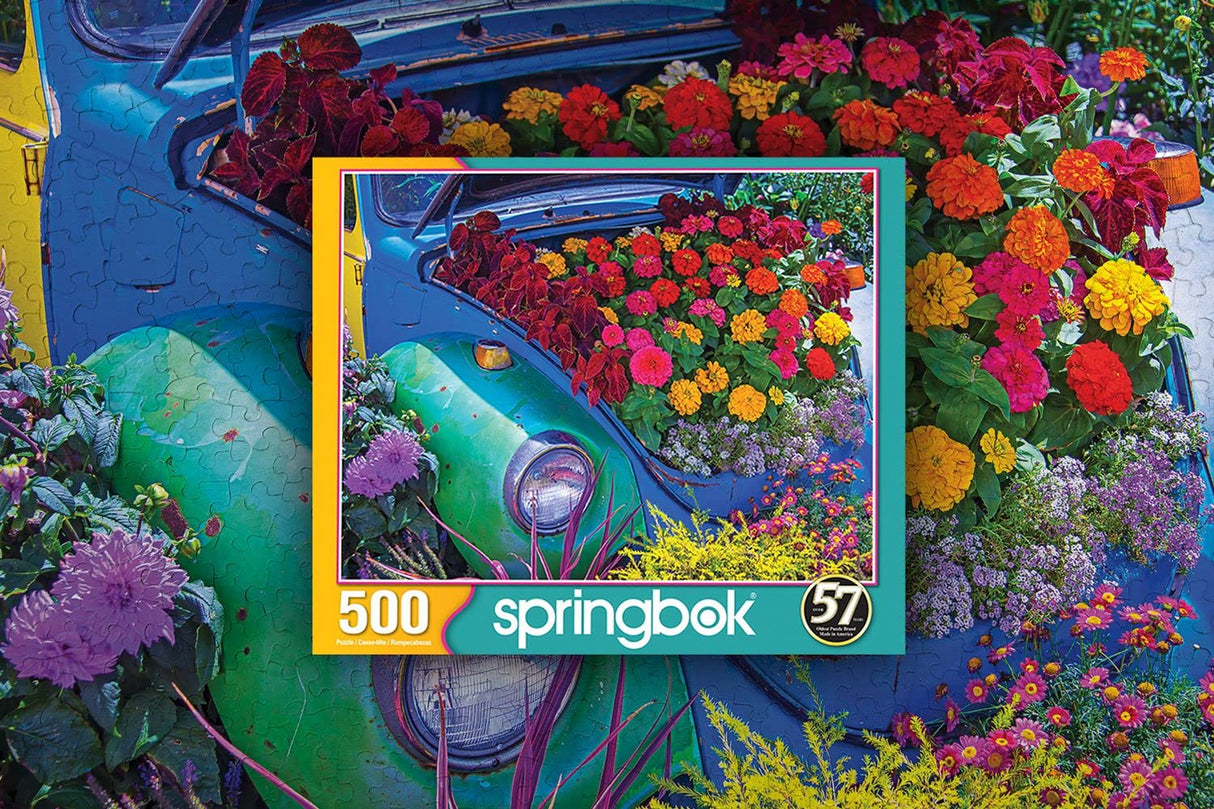 Springbok 500 Piece Jigsaw Puzzle Garden Bug - Made in USA