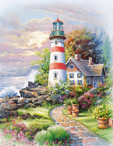 Springbok Puzzles - Signal Point - 500 Piece Jigsaw Puzzle - Made in USA - Unique Cut Interlocking Pieces