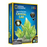 National Geographic Crystal Growing Kit for Kids - Educational Science Kits for Kids Age 8 with Green Glow in The Dark Crystals and Authentic Geode | STEM Gifts for 8 Year Old Boys and Girls