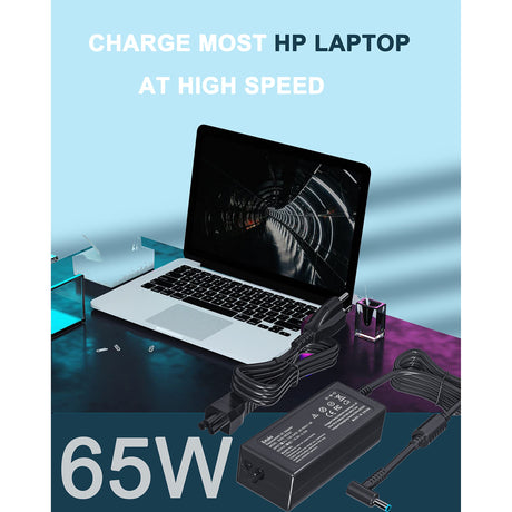 45W 65W Laptop Charger SK90A195231 for HP Pavilion 15-F:15-f111dx 15-f272wm 15-f211wm 15-f271wm 15-f233wm 15-f387wm 15-f211nr 15-f337wm 15-f224wm and More hp Laptop Power Supply Ac Adapter