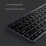 Satechi - Slim X2 Bluetooth Backlit Keyboard - Space Gray