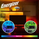 Energizer Smart Wi-Fi LED Light Strip, 16.4ft, Multi-Color and Single White, with App, Compatible with Alexa, Google Assistant and Siri, Customizable, Kitchen, Bedroom, Office, Monitor Backlighting