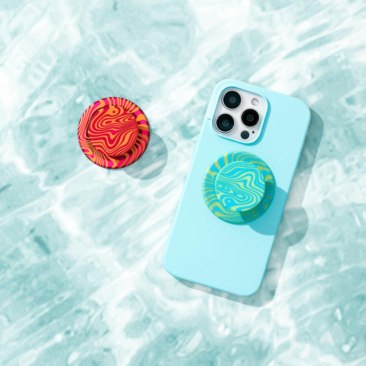 Popsockets - Magsafe Popgrip - Swirl Aviation And Orange