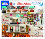 White Mountain Puzzles Retro Kitchen Seek & Find - 1000 Piece Jigsaw Puzzle, 24" x 30"