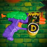 Nerf TMNT Donatello Blaster with purple and green Donatello design