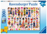 Ravensburger Flowers and Friends XXL Jigsaw Puzzle | 200-Piece Set for Kids, Durable & Colorful | Promotes Cognitive Skills | FSC-Certified - Environmentally Friendly