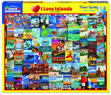 White Mountain Puzzles I Love Islands - 1000 Piece Jigsaw Puzzle