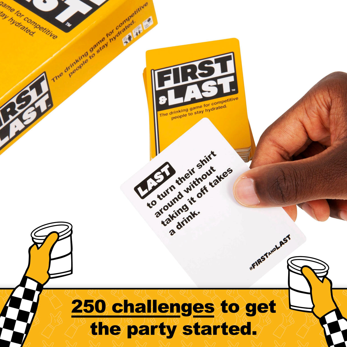 WHAT DO YOU MEME? First & Last - The Competitive Drinking Game for Adults by Buzzed