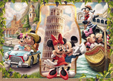 Ravensburger Disney Vacation Mickey and Minnie - 1000 Piece Jigsaw Puzzle for Kids and Adults | Unique Piece Design | Anti-Glare Surface | Ideal for Brain Game | Perfect Christmas Toy Gift