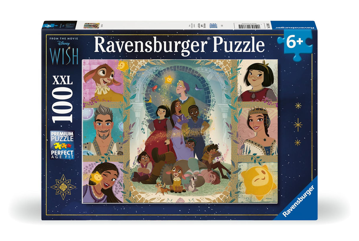 Ravensburger Disney Wish 100 Piece Jigsaw Puzzle for Kids - Every Piece is Unique, Pieces Fit Together Perfectly