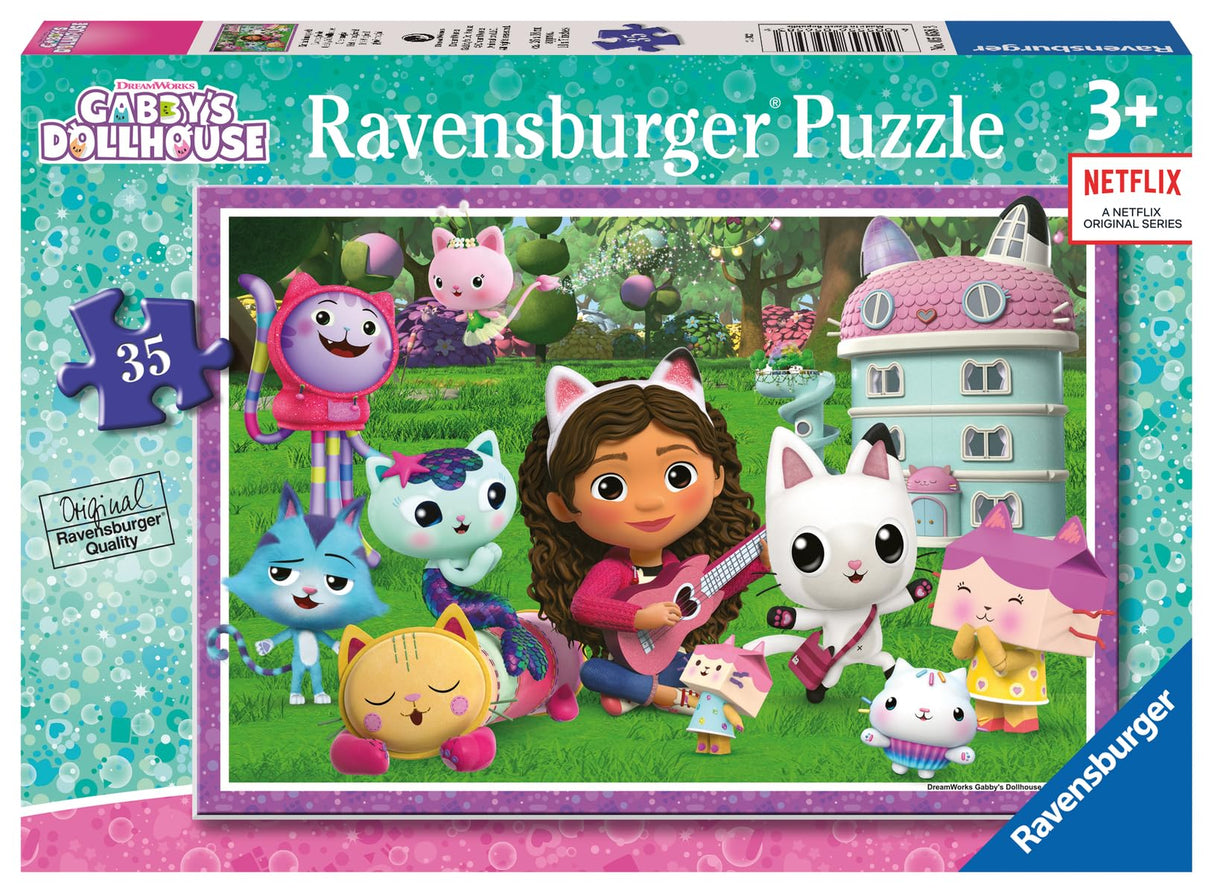 Ravensburger Gabby's Dollhouse 35 Piece Jigsaw Puzzle for Kids - Screen-Free Activity Boosts Concentration and Focus