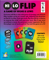 Gamewright - Hi Lo Flip - A Card Game of Highs & Lows, Multicolor, 8 x 6.5 x 1.98 inches