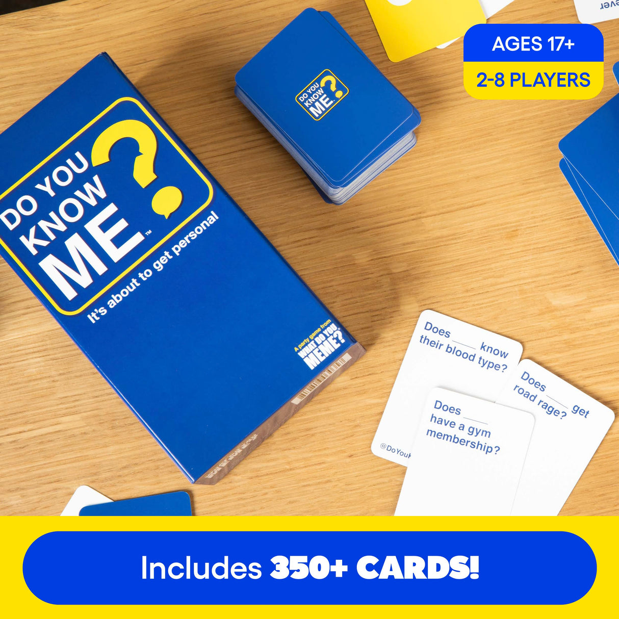 WHAT DO YOU MEME? Do You Know Me? - The Party Game That Puts You in The Hot Seat - Adult Card Games for Game Night