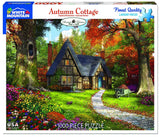 White Mountain Puzzles Autumn Cottage - 1000 Piece Jigsaw Puzzle