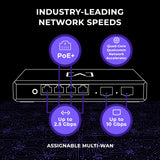 Alta Labs Route10 High-Performance Qualcomm Quad-Core Hardware-Accelerated 10 Gbps VPN Router | 2 10 Gbps SFP+ and 4 2.5 Gbps Ports | Real-Time Stats | 40W PoE+ to Power Alta Labs WiFi Access Points