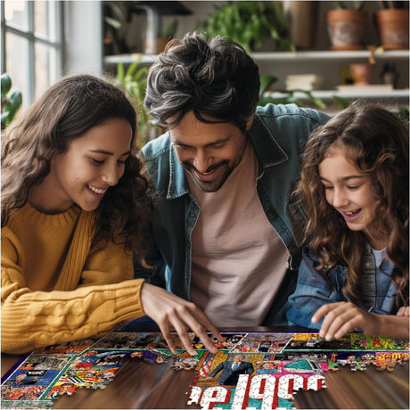 White Mountain Puzzles - The 1990s - 1000 Piece Jigsaw Puzzle - image 4