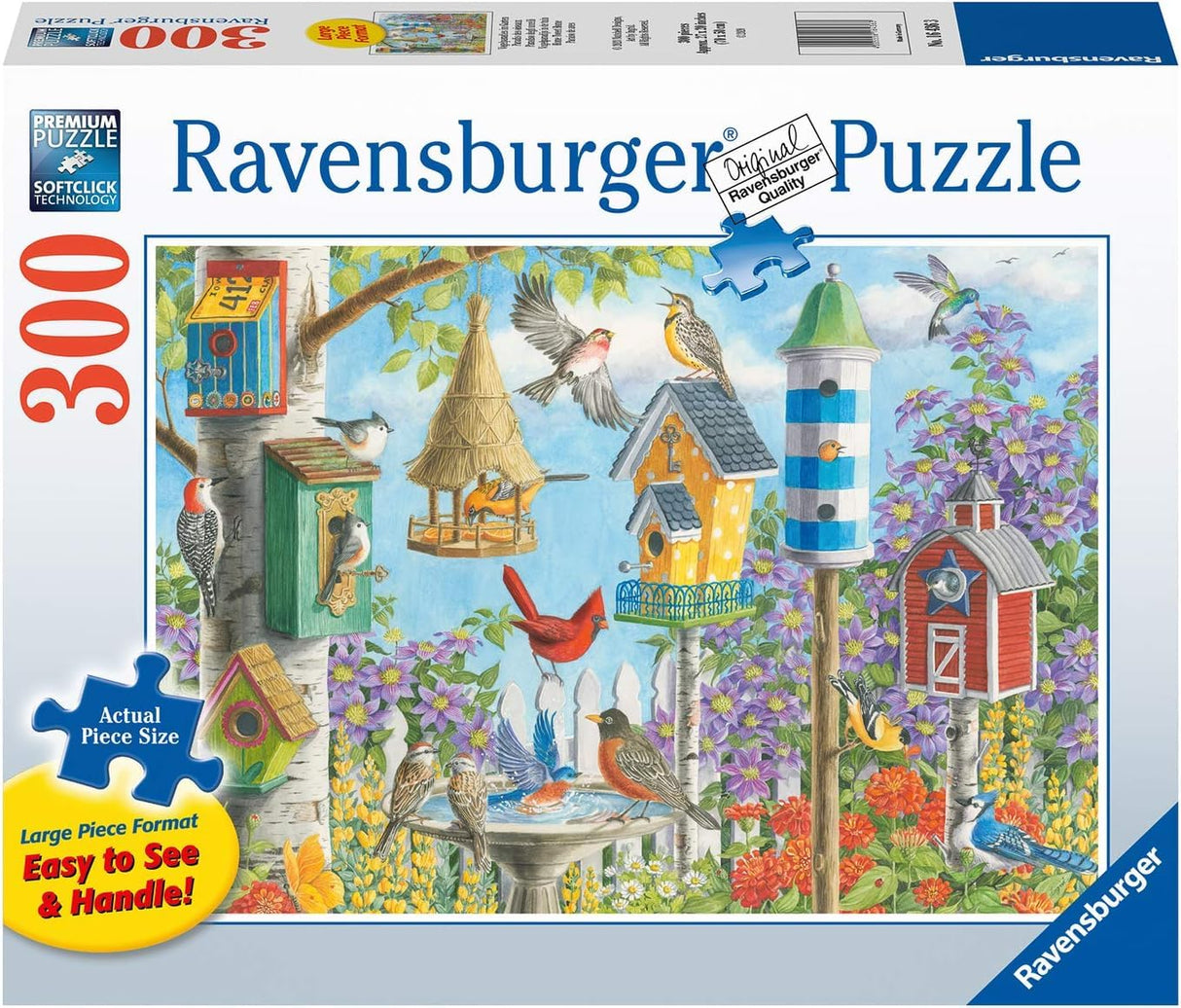 Ravensburger Home Tweet Home - 300 Piece Jigsaw Puzzle for Adults | Unique Softclick Technology | Premium Quality | Perfect for Gifting