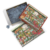 Cobble Hill 275 Piece Easy-Handling Puzzle - Flowers and Cacti Shop - Sample Poster Included