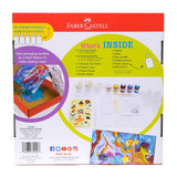 Faber-Castell Do Art Paint Pour Studio - No Mix Acrylic Paint Pouring Set for Kids - Makes 6 Fluid Art Projects, Multi (FC14342)